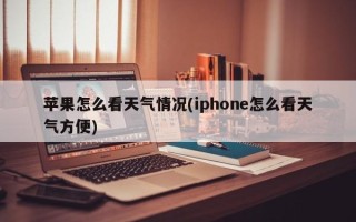 苹果怎么看天气情况(iphone怎么看天气方便)