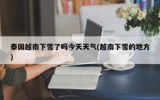 泰国越南下雪了吗今天天气(越南下雪的地方)