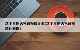 这个星期天气预报统计表(这个星期天气预报统计表图)