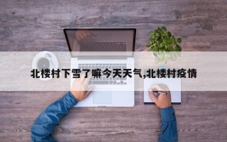 北楼村下雪了嘛今天天气,北楼村疫情