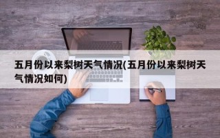 五月份以来梨树天气情况(五月份以来梨树天气情况如何)