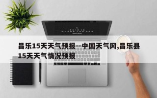 昌乐15天天气预报--中国天气网,昌乐县15天天气情况预报